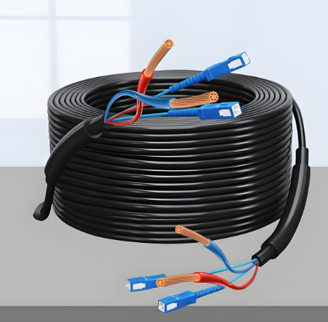 <p>
Product features: <br/>Combines optical fiber and electrical conductors in one cable, enabling simultaneous
transmission of data and power—ideal for remote monitoring, smart poles, or outdoor IoT
applications. <br/>·High-strength aramid, high-performance sheath material for external protection <br/>·Small bending radius, lightweight, soft, flexible, and easy to splice<br/> ·Excellent mechanical and environmental performance<br/>·Flame retardant or non-combustible
sheath, providing good safety protection <br/><br/>Product applications: <br/>·Various conventional connector products <br/>·Tail fibers, cords
·Optical connections for optical devices, instruments, etc. <br/>· Indoor horizontal wiring, vertical wiring within the building; LAN network, multi-information
point connection <br/>· Long-distance, field, building wiring optical fiber mixed with cable duct, etc. Optical
connection <br/>· Backbone network tail cable, equipment access to the building
</p>